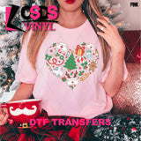 DTF Transfer - DTF012755 Christmas Nurse Heart