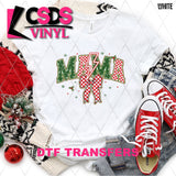 DTF Transfer - DTF012758 Checkered Christmas Mama