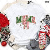 DTF Transfer - DTF012758 Checkered Christmas Mama