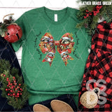 DTF Transfer - DTF012766 Feral Raccoon Coquette Bow