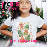 DTF Transfer - DTF012768 Watercolor Christmas Gingerbread Cookies