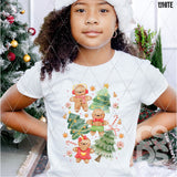 DTF Transfer - DTF012768 Watercolor Christmas Gingerbread Cookies