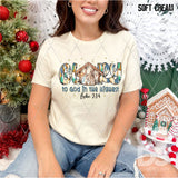 DTF Transfer - DTF012771 Glory to God