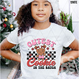 DTF Transfer - DTF012773 Cutest Cookie in the Patch