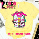 DTF Transfer - DTF012783 Substitute Teacher Paper