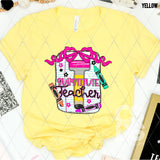 DTF Transfer - DTF012783 Substitute Teacher Paper