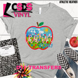 DTF Transfer - DTF012785 Let's Learn Today Apple