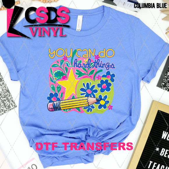 DTF Transfer - DTF012793 You Can Do Hard Things