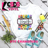 DTF Transfer - DTF012795 Teach Love Inspire Crayons