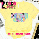 DTF Transfer - DTF012820 Funky Checkered School Nurse