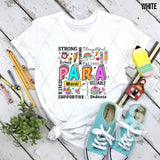 DTF Transfer - DTF012825 Para Word Art