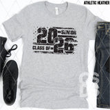 DTF Transfer - DTF012827 Distressed Senior Class of 2026 Single Color