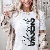 DTF Transfer - DTF012831 Vertical Class of 2026 Single Color