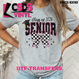 DTF Transfer - DTF012841 Senior Checkered Bow