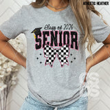 DTF Transfer - DTF012841 Senior Checkered Bow