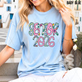 DTF Transfer - DTF012844 Floral Senior 2026