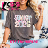 DTF Transfer - DTF012852 Pastel Floral Coquette Senior 2026