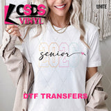 DTF Transfer - DTF012856 Senior 2026 Black Script