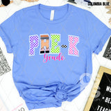 DTF Transfer - DTF012868 Colorful Checkered Grade Set