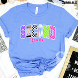 DTF Transfer - DTF012868 Colorful Checkered Grade Set