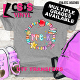 DTF Transfer - DTF012873 School Bracelet Grade Set