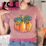 DTF Transfer - DTF012877 Watercolor Pumpkin