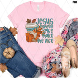 DTF Transfer - DTF012878 Jesus & Pumpkin Spice