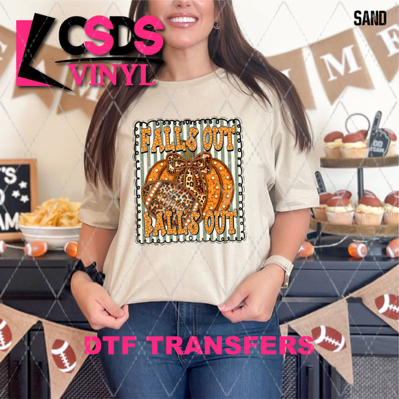 DTF Transfer - DTF012883 Falls Out Balls Out