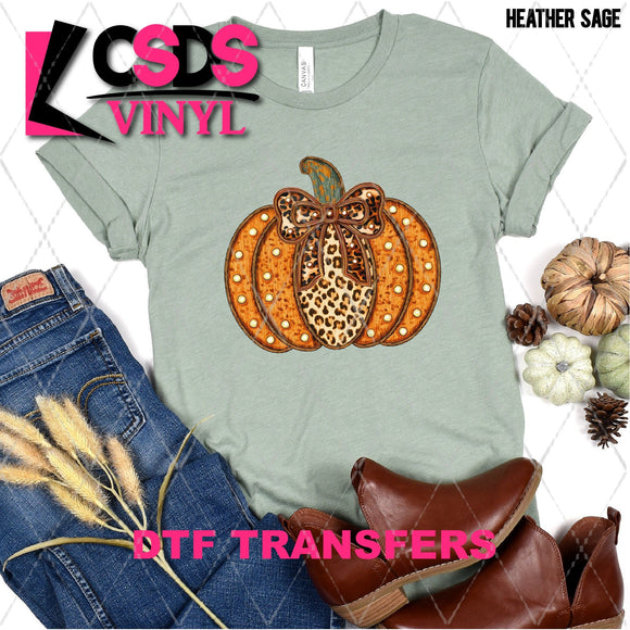 DTF Transfer - DTF012884 Leopard Pumpkin