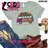 DTF Transfer - DTF012895 Take Me to the Pumpkin Patch Vintage Van