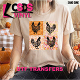 DTF Transfer - DTF012901 Autumn Chickens