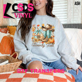 DTF Transfer - DTF012903 Howdy Fall Patchwork Pumpkin