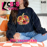 DTF Transfer - DTF012905 Floral Leopard Pumpkin