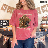 DTF Transfer - DTF012918 Let the Field be Joyful Football Cross