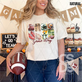DTF Transfer - DTF012919 Game Day Football Image Strips