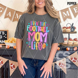 DTF Transfer - DTF012920 Colorful Livin' that Football Mom Life