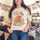 DTF Transfer - DTF012921 Tis the Season Football and Pumpkins