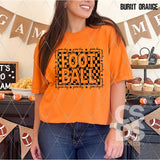 DTF Transfer - DTF012926 Checkered Football Single Color