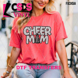 DTF Transfer - DTF012938 Dotted Cheer Mom Faux Embroidery