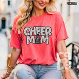 DTF Transfer - DTF012938 Dotted Cheer Mom Faux Embroidery