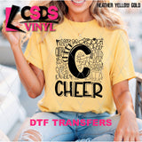 DTF Transfer - DTF012941 Cheer Word Art Single Color