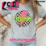DTF Transfer - DTF012942 Checkered Cheer Mom