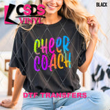 DTF Transfer - DTF012943 Cheer Coach Paint Splatter