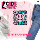 DTF Transfer - DTF012945 Cheer Vibes Smile