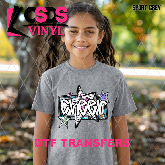 DTF Transfer - DTF012950 Cheer Stars