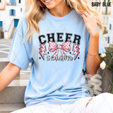 DTF Transfer - DTF012954 Cheer Season Pink Checkered Bow