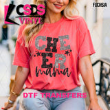DTF Transfer - DTF012955 Faux Glitter Cheer Mama