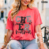 DTF Transfer - DTF012955 Faux Glitter Cheer Mama