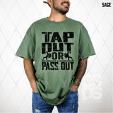 DTF Transfer - DTF012963 Tap Out or Pass Out Single Color