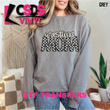 DTF Transfer - DTF012968 Wrestling Mom Checkered